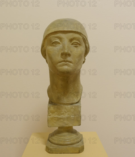 Female Portrait 1915 Head Vera Ignatyevna Mukhina (1889-1953)