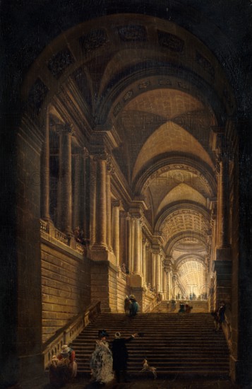 Staircase of an Imaginary Palace.
