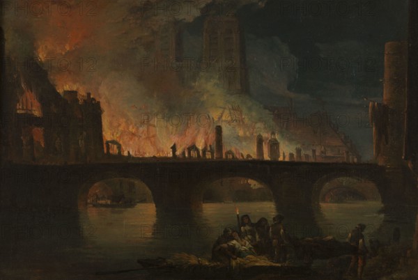 The Fire at the Hotel-Dieu.