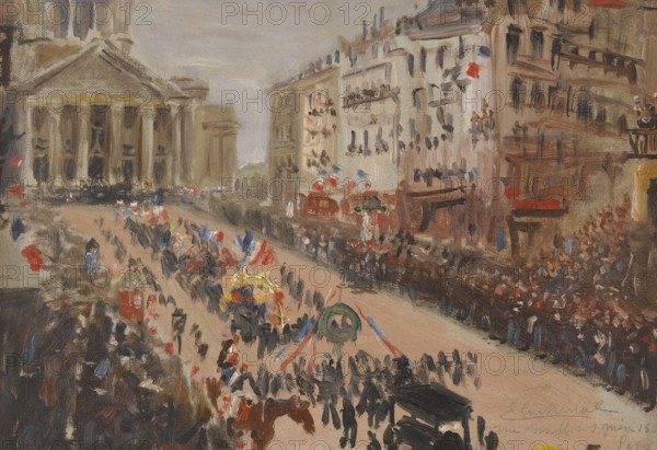 The Funeral of Victor Hugo.