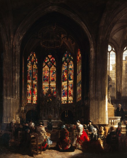 The Chapel of the Virgin at the Church of Saint-Gervais-Saint-Protais.
