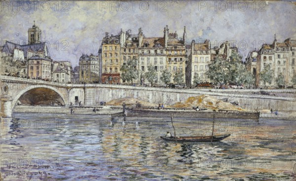 The Quai de l'Hotel-de-Ville and the Pont Louis-Philippe.