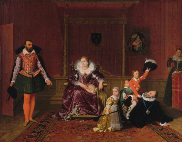 Henry IV Playing with His Children as the Spanish Ambassador Enters His Presence.