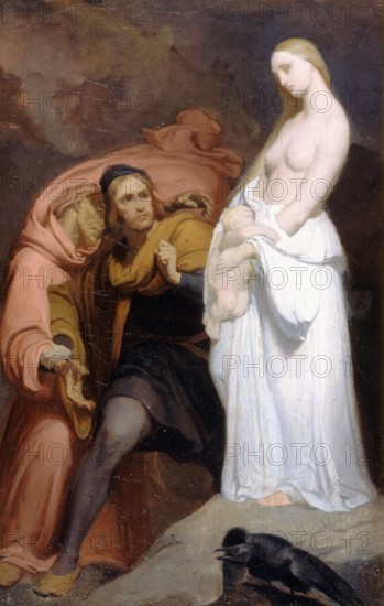 Marguerite Holding Her Dead Child.