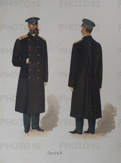 Raincoat and coat for admirals