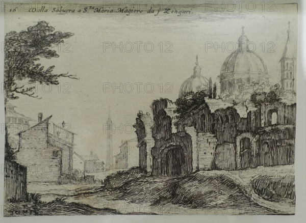 View from the Suburra of Santa Maria Maggiore near Zingari
