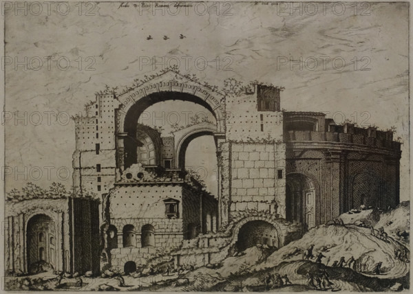 Ruins of Saint Peter's Church in Rome