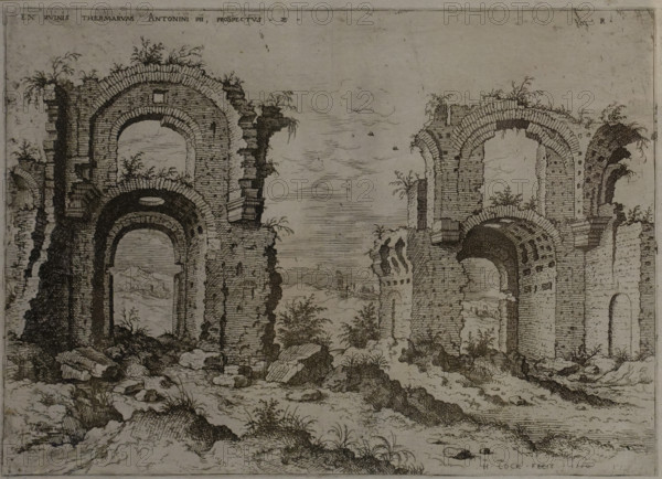 From the ruins of the Baths of Antoninus Pius