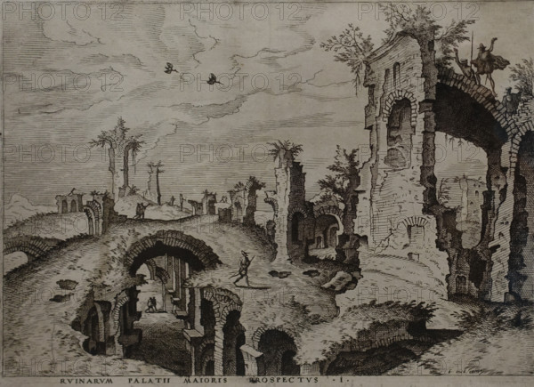 View of the ruins of the Grand Palace
