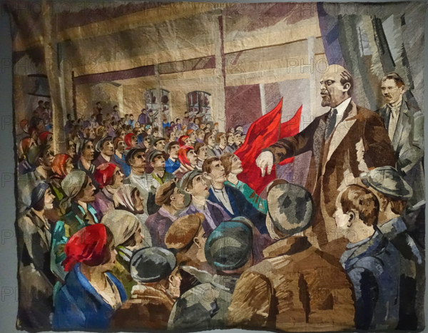 Panel Speech by Vladimir Lenin at the Trekhgornaya Manufactory