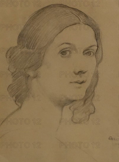 Portrait of the ballerina Isadora Duncan (1877-1927)