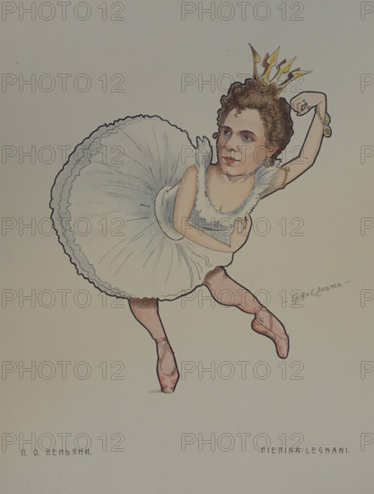 Italian ballerina Pierina Legnani (1863-1923/1930)
