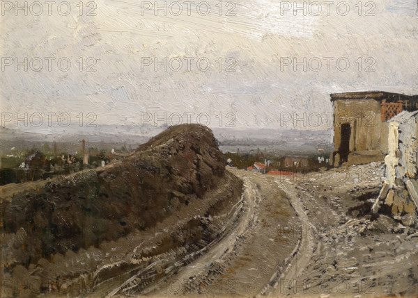 Road to Montmarte in Paris