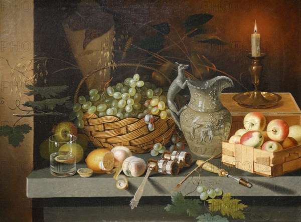 Still life with candle