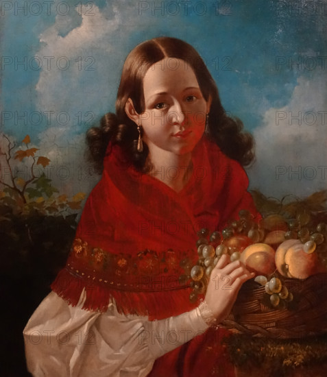 Girl with Fruit