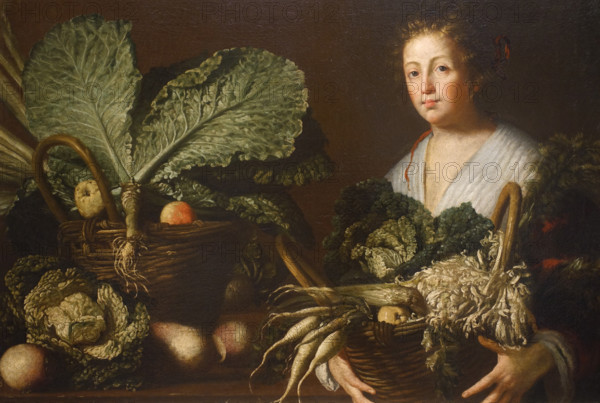 Woman with Vegetables