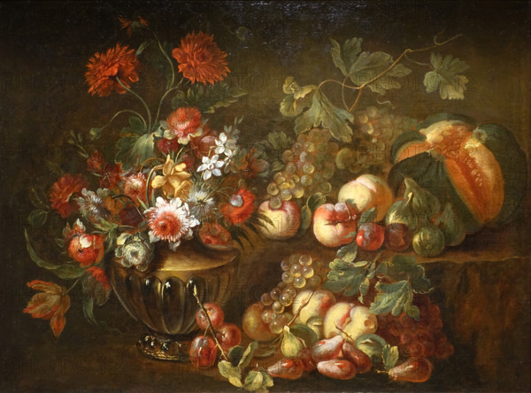 Still Life with Flowers and Fruits