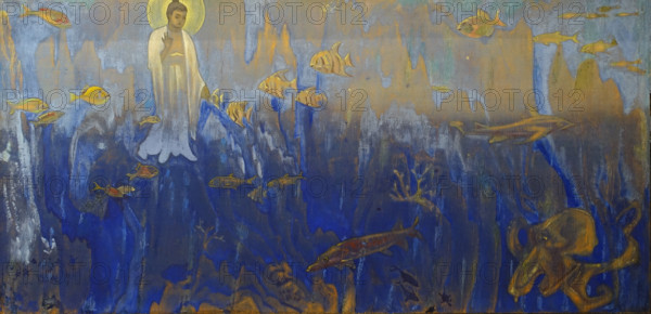 Buddha in the underwater kingdom