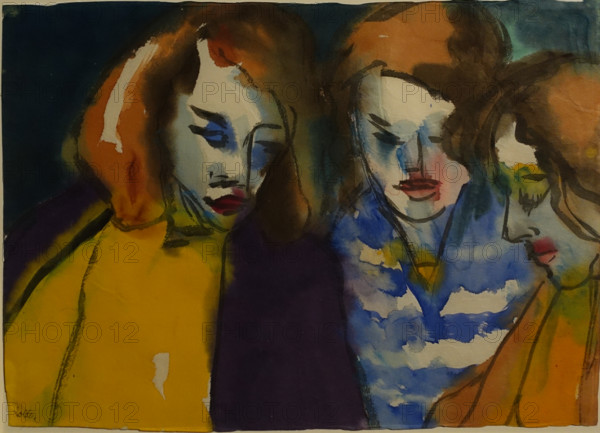 Three Female Heads