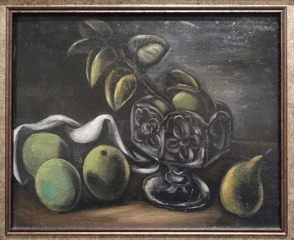 Still life with a pear