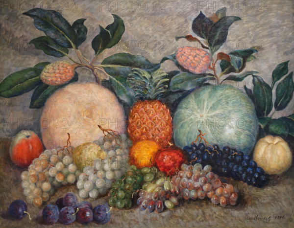 Still life with Pineapple