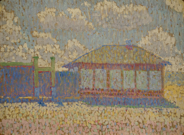 Landscape with a house