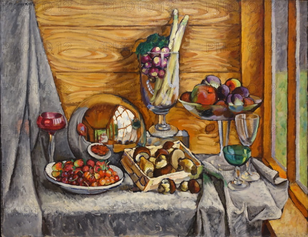 Still Life with Mushrooms