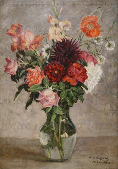 Bouquet in a Glass Vessel