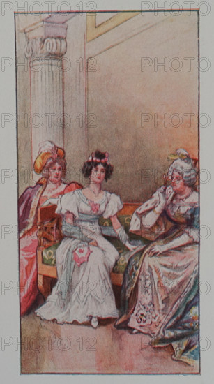 Illustration from the novel 'Eugene Onegin'