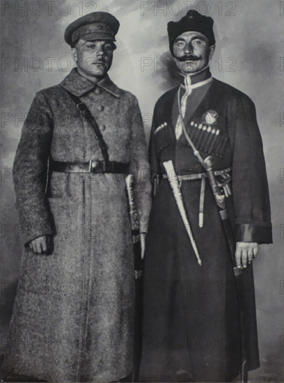Members of the Revolutionary Military Council of the First Cavalry Army: K.E