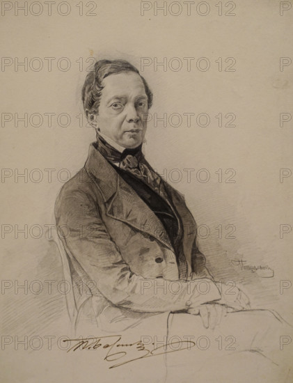 Portrait of Basin Petr Vasilievich (1793-1877)