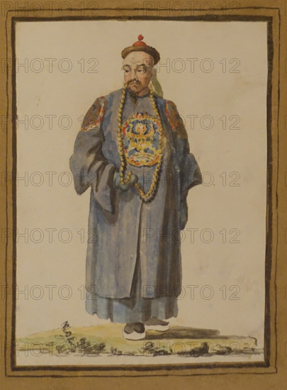Chinese man in national dress