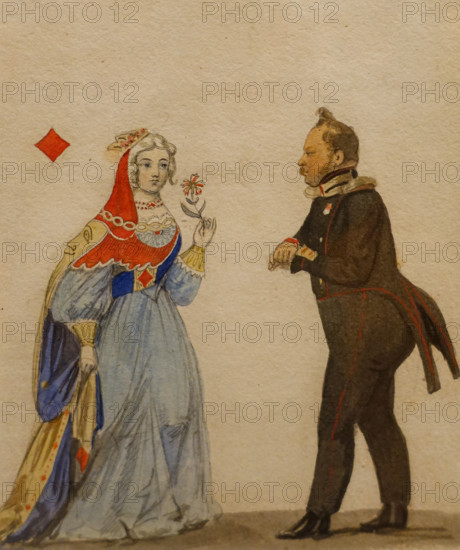 Officer and the Queen of Diamonds