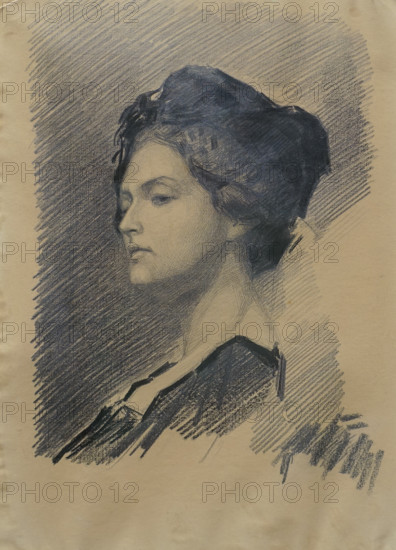 Portrait of Lyudmila Nikolaevna Vilkina (1873-1920)