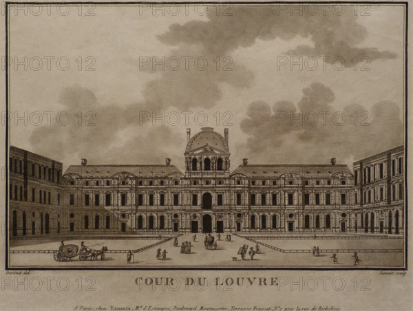 Louvre courtyard