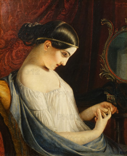 Young woman with a ring