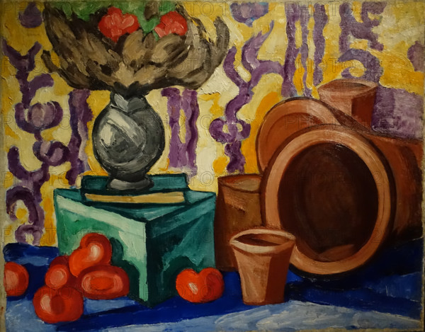 Still life with tomatoes