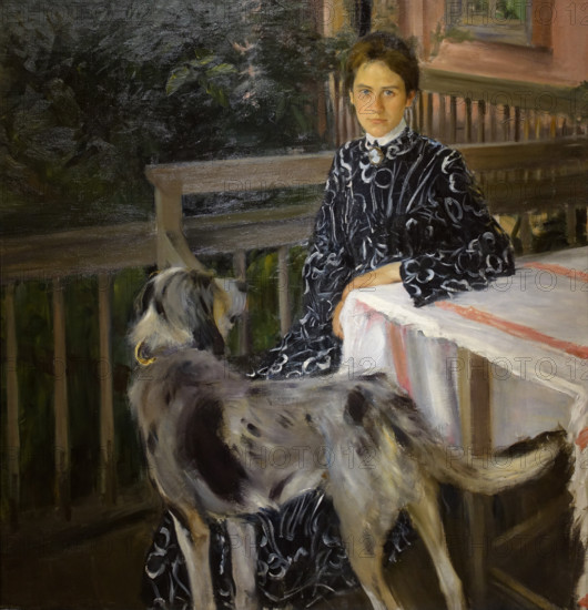 Portrait of Yulia Kustodieva (1880-1942)