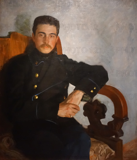 Portrait of the artist's brother Mikhail Kustodiev (1880-1942)