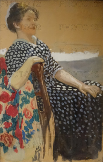 Portrait of the artist Anna Ostroumova-Lebedeva (1871-1955)