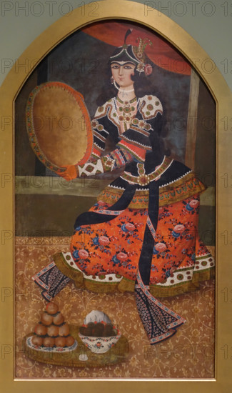 Dancer with tambourine