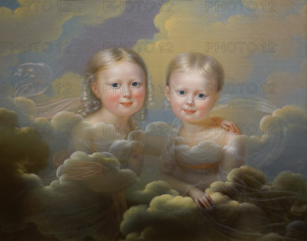 Portrait of Princesses Maria Frederica and Sophie Frederica of Württemberg