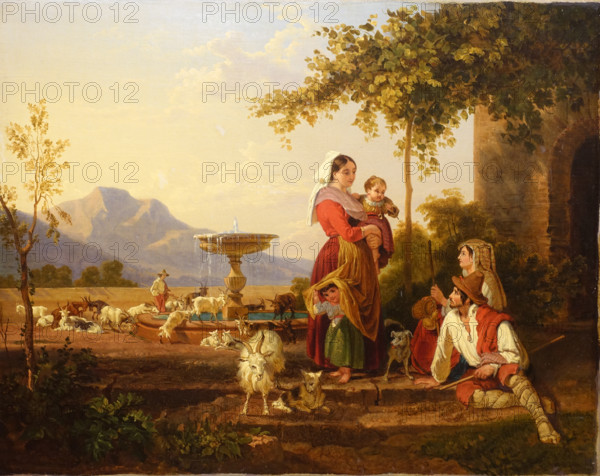 Family of an Italian fisherman (shepherd)
