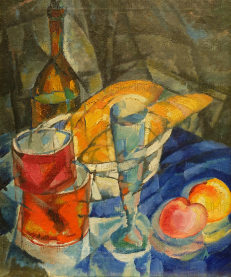 Still Life with Loaves and Glassware