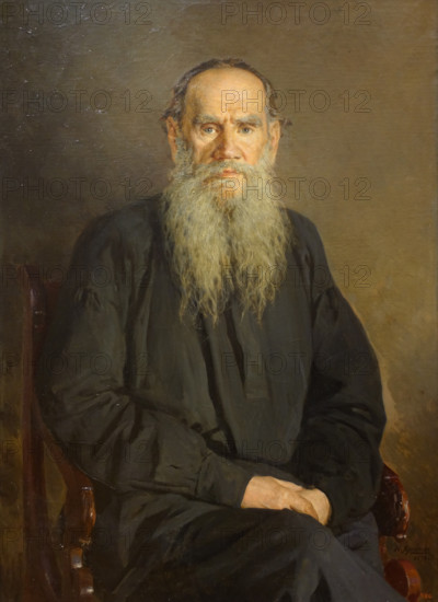 Portrait of Lev Tolstoy (1828-1910)