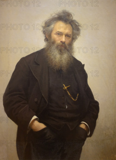 Portrait of painter Ivan Shishkin (1833-1898)