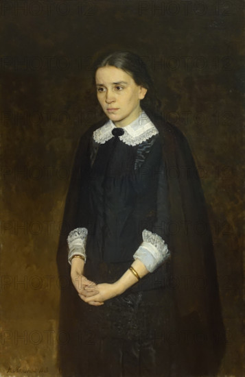 Portrait of the actress Pelageya Strepetova (1850-1903)