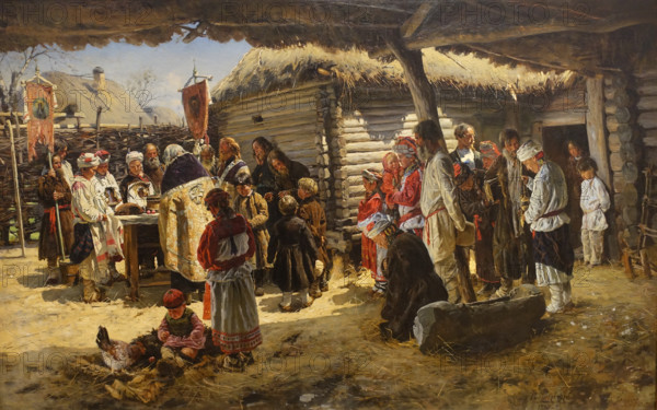 Church Service at Easter