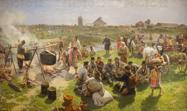Common Sacrificial Furnace During Patronal Festival