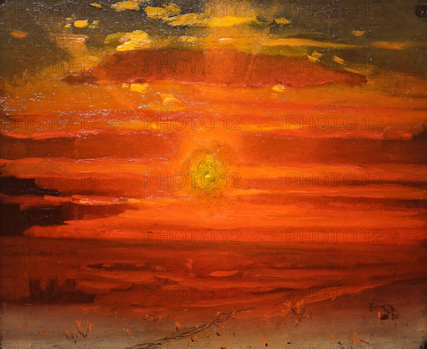 The Sunset in Winter